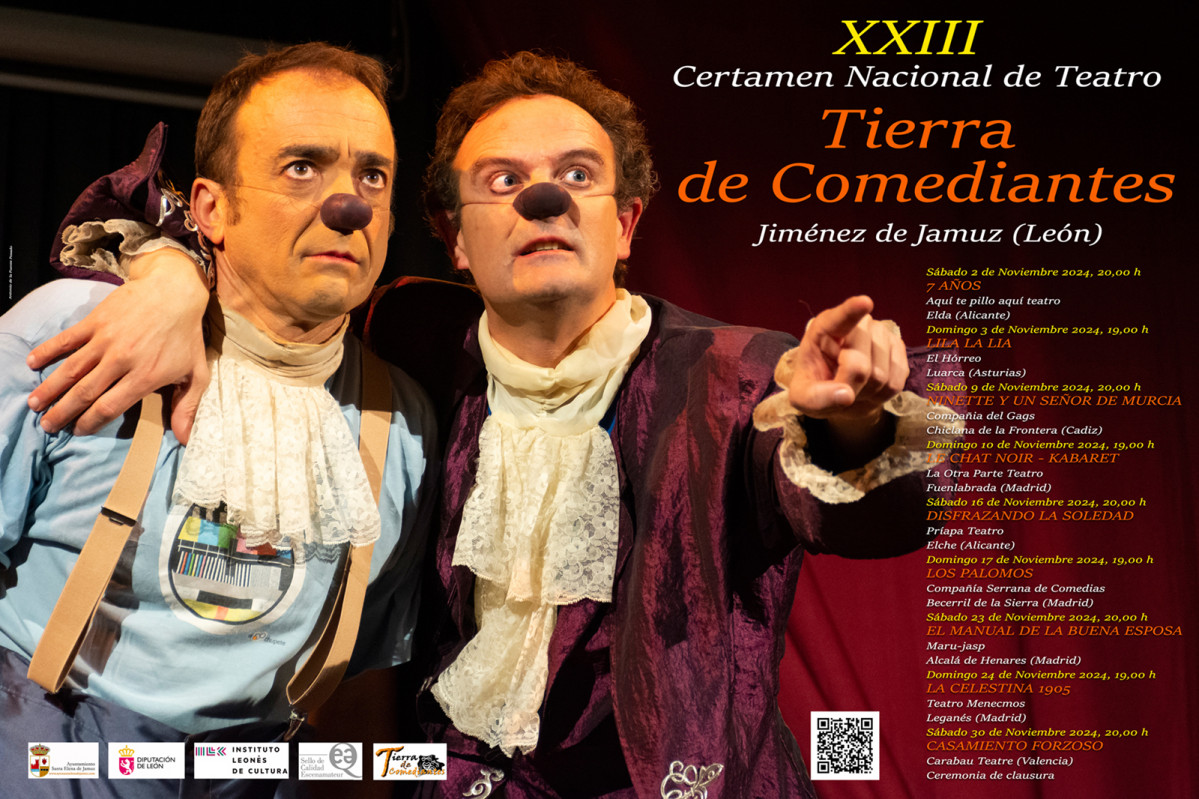 CARTEL TIERRA DE COMEDIANTES 2024