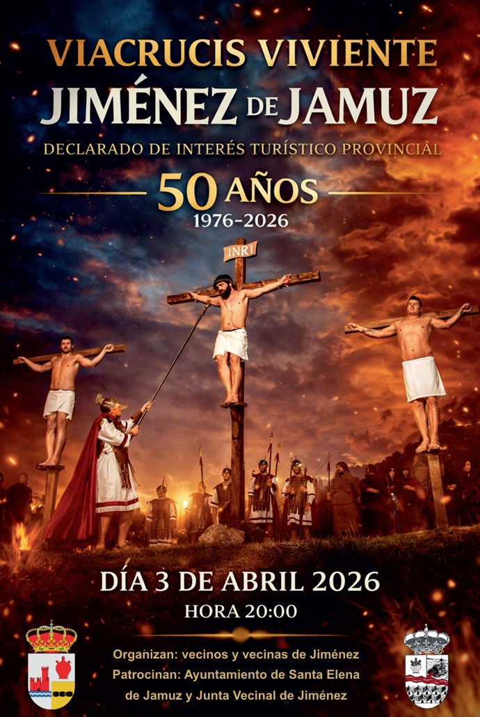 Cartel Viu0301a Crucis 2026 Jimeu0301nez de Jamuz 